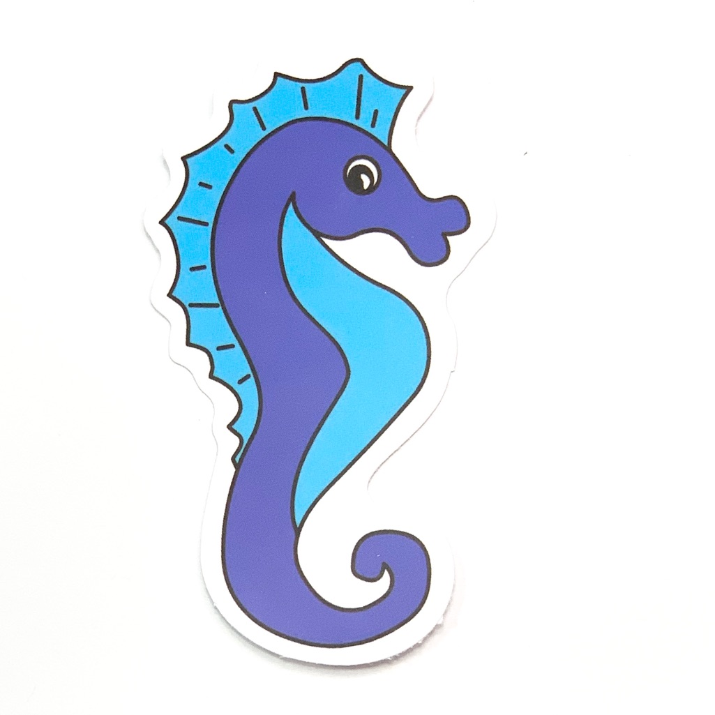 Seahorse Vinyl Sticker